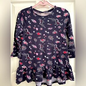 Gymboree dinosaur tunic top, size 14